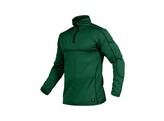 Leibwachter   FLEXLINE  Fleece Coolpas-Shirt  Groen/Zwart.