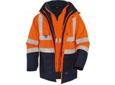 VIZWELL VWJK44O Parka 5 in 1  ademend  wind- en waterdicht