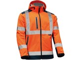 VIZWELL Softshell Jacket Orange / Navy