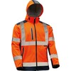 VIZWELL Softshell Jacket Orange / Navy