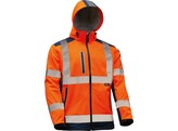 VIZWELL Softshell Jacket Orange / Navy