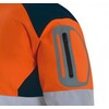 VIZWELL Softshell Jacket Orange / Navy