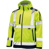 VIZWELL VW177Y Softshell-Jacke Geel / Marine