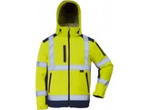 VIZWELL VW177PY Winter Softshell Jackke Geel / Marine