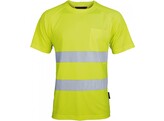 VIZWELL VWT1AY Coolpass protection T-Shirt Geel