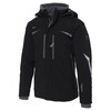 Excess 318-2-41-1 softshell winterjas zwart-grijs