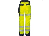 Vizwell VWTC113 Signalisatie Broek Fluo Geel/Marine