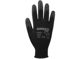 Asatex 3702 PU Handschoen Zwart