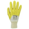 Asatex 03400P Yellow Nitrile Glove  Tricot Trim  Open Back