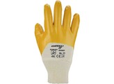 Asatex 03400T Yellow Nitrile Glove  Tricot Trim  Open Back