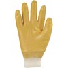 Asatex 03400T Yellow Nitrile Glove  Tricot Trim  Open Back