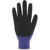 Asatex 3780 Natuur latex Handschoen Zwart/Blauw