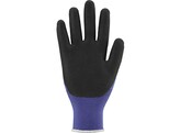 Asatex 3780 Natuur latex Handschoen Zwart/Blauw