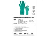 Asatex 3450 Chemical Protective Glove - Nitrile-ECO Green