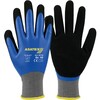 Asatex N110 Gant Nitrile Tricote Fin avec Micromousse Bleu/Noir