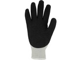 Asatex 3675 Knitted Latex Winter Glove Black/Grey