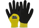 Asatex 3677GD Knitted Nitrile Winter Glove Yellow/Black