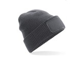 Beechfield CB440 Thinsulate  Patch Beanie Graphite Grey