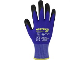Asatex HIT099B Fijn gebreide handschoen met Nitril Microschuim