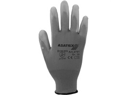 Asatex 3701 PU Handschoen Grijs
