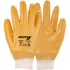 Asatex 03400V Gele Nitril Handschoen  Tricot boord  Volledig gecoat