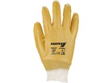 Asatex 03400V Gele Nitril Handschoen  Tricot boord  Volledig gecoat