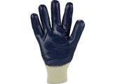 Asatex 3410 Nitril Blauw handschoen  tricot boord  Open rug