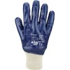 Asatex 3420 Nitrile Blue glove  tricot collar  Closed back