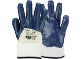 Asatex 3430 Nitrile Blue Glove  Safety Cap  Open Back