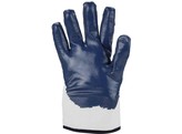 Asatex 3430 Nitrile Blue Glove  Safety Cap  Open Back