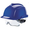 MSA SAFETY HELMET V-GARD 930 WITH INTEGRATED EYE PROTECTION