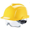 MSA SAFETY HELMET V-GARD 930 WITH INTEGRATED EYE PROTECTION