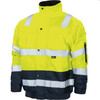 VIZWELL VW60CBY Gilet de pilote 2 en 1  jaune / marine