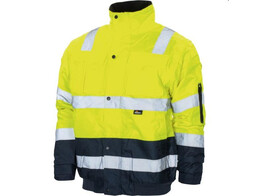 VIZWELL VW60CBY Gilet de pilote 2 en 1  jaune / marine