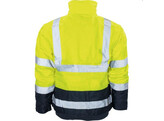 VIZWELL VW60CBY Gilet de pilote 2 en 1  jaune / marine