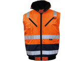 VIZWELL VW126CO Pilot Jacket 4 in 1 Orange / Marine.