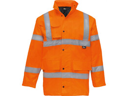 Vizwell VW01O parka de protection orange fluorescent