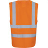 Vizwell VWE03O hoge zichtbaarheidsvest oranje - 3XL