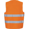 Vizwell VWE01SO multifunctional vest fluorescent orange