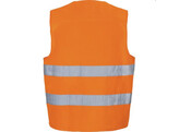 Vizwell VWE01SO multifunctional vest fluorescent orange