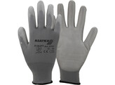 Asatex 3701 PU Handschoen Grijs - 06/XS