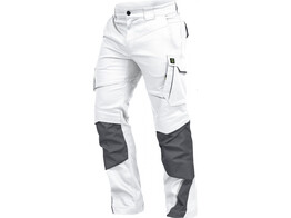Leibwachter  FLEXLINEH24  Work trousers White / Grey