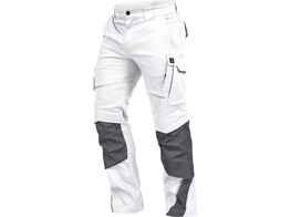 Leibwachter  FLEXLINEH24  Pantalon de travail Blanc / Gris