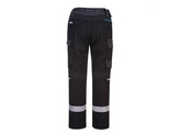 Portwest FR402 WX3 FR Service Work Trousers  Black