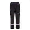 Portwest FR402 WX3 FR Service Work Trousers  Black