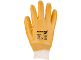 Asatex 03400V Nitrile Yellow glove  tricot cuff  Closed back