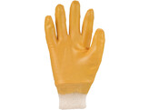 Asatex 03400V Nitrile Yellow glove  tricot cuff  Closed back