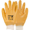 Asatex 03400V Nitrile Yellow glove  tricot cuff  Closed back