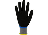 Asatex N110 Fine Knitted Nitrile Glove with Microfoam Blue/Black