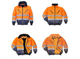 Portwest PJ50 - Hi-Vis 3-in-1 Pilot Jacket Orange/marine